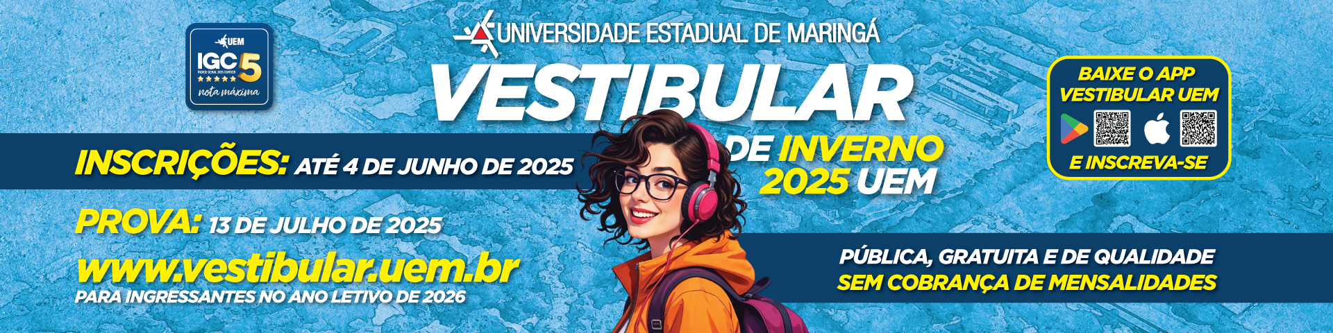 Vestibular de Inverno 2025 UEM