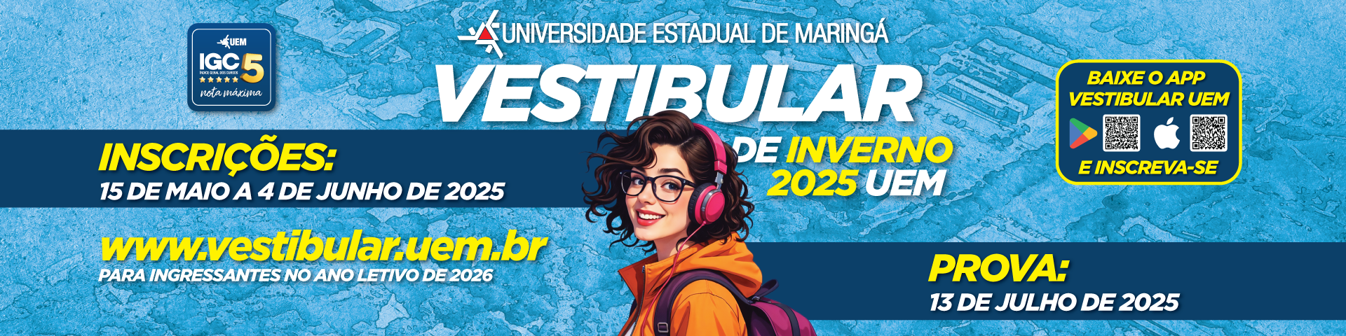Vestibular de Inverno 2025 UEM
