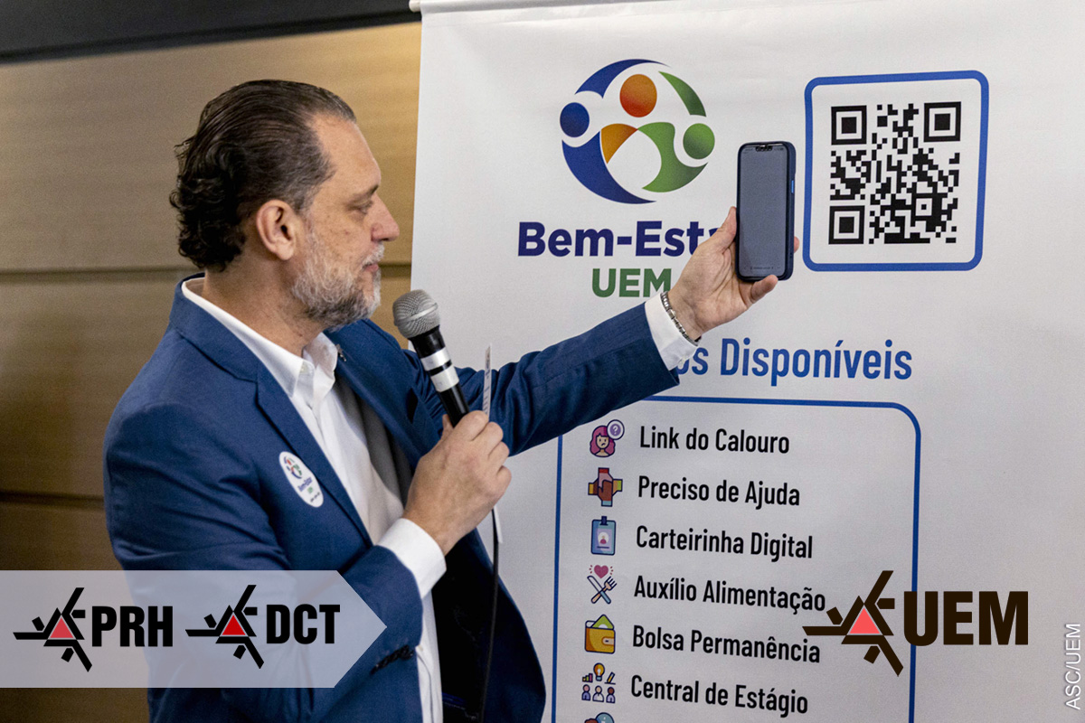 Bem Estar UEM foi anunciado pelo reitor durante a festa de recepção dos novos alunos