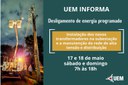 Comunicado: Desligamento de energia para instalação de transformadores