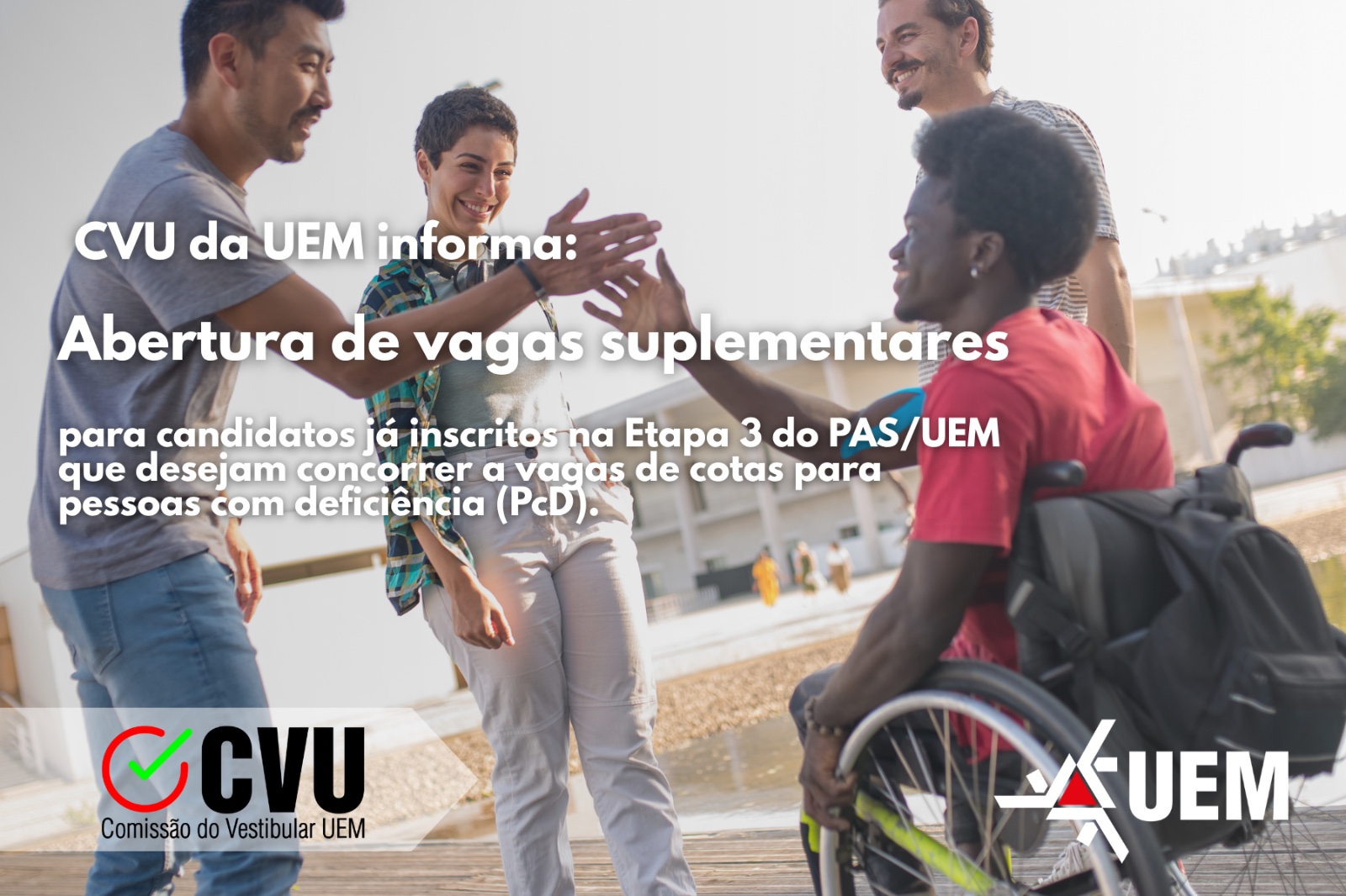Vagas voltadas a pessoas com deficiência saltou de 26 para 76 para o processo seriado de 2025 