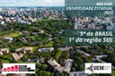 CWUR 2025: UEM é 5ª melhor universidade estadual brasileira e 1ª no Paraná