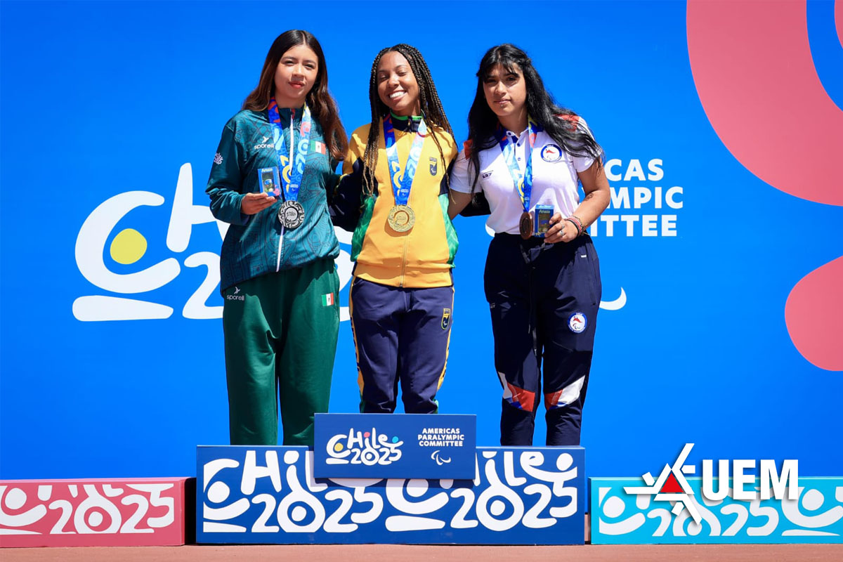 Representando a seleção brasileira, a paratleta ganhou 2 ouros e 1 prata no atletismo e salto em distância