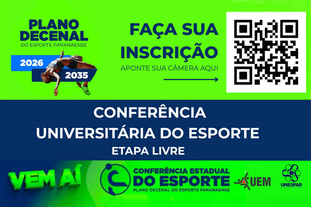 Objetivo do evento é contribuir com propostas para o Plano Decenal do Esporte do Paraná (2026 a 2035)