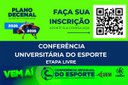 Etapa universitária da Conferência Estadual do Esporte ocorrerá na UEM