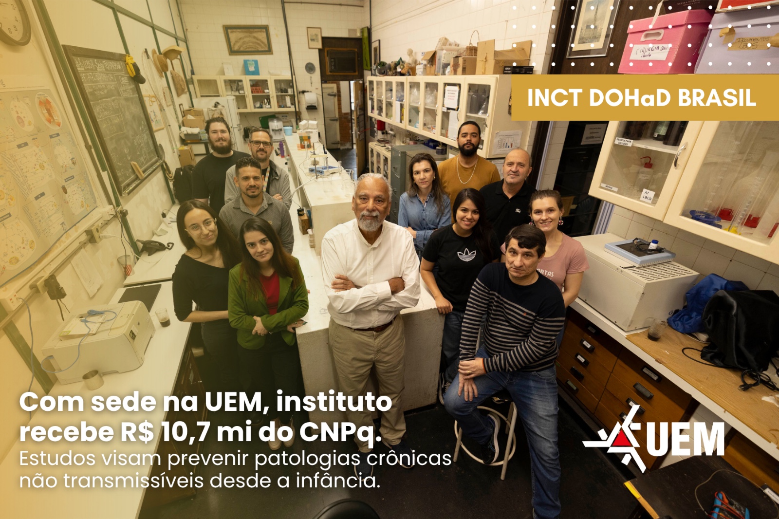 Com sede na UEM, instituto reúne mais de 500 profissionais em pesquisas para prevenir patologias desde a infância