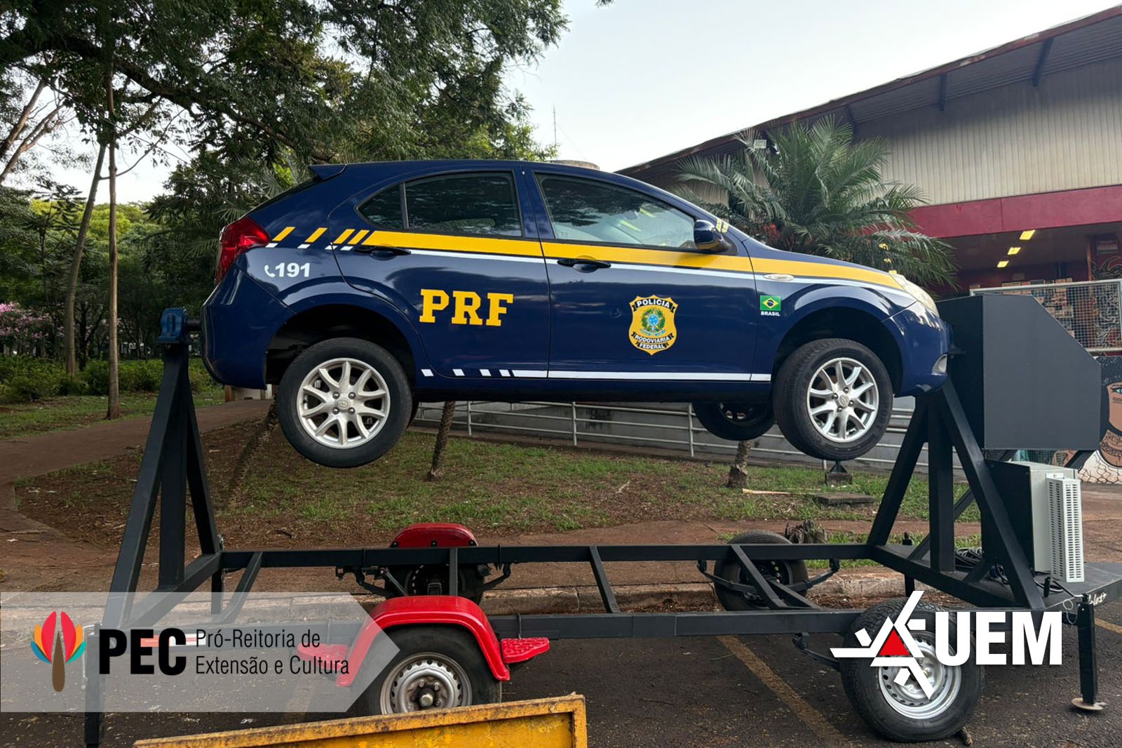 Estudantes de Engenharia Mecânica criam novo protótipo de simulador de capotamento