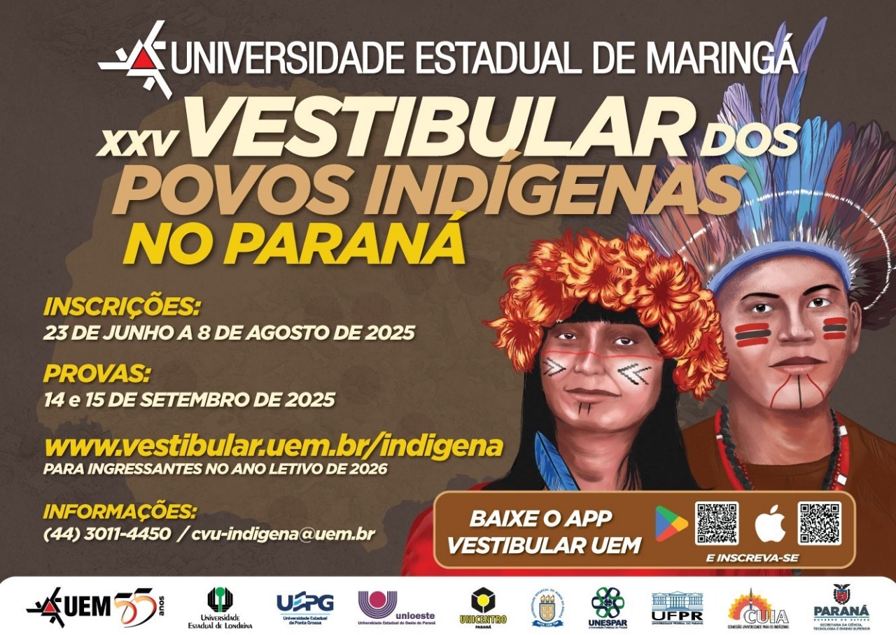 Pela quarta vez, a Universidade Estadual de Maringá organizará o processo seletivo em nível estadual 