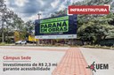 Investimento de R$ 2,3 mi garante acessibilidade no câmpus de Maringá