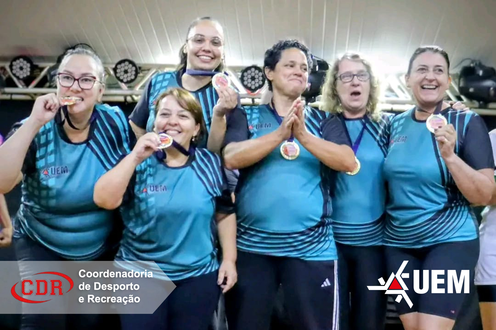 Delegação composta por 80 servidores da universidade ainda obteve 3 pratas e 2 bronzes na competição