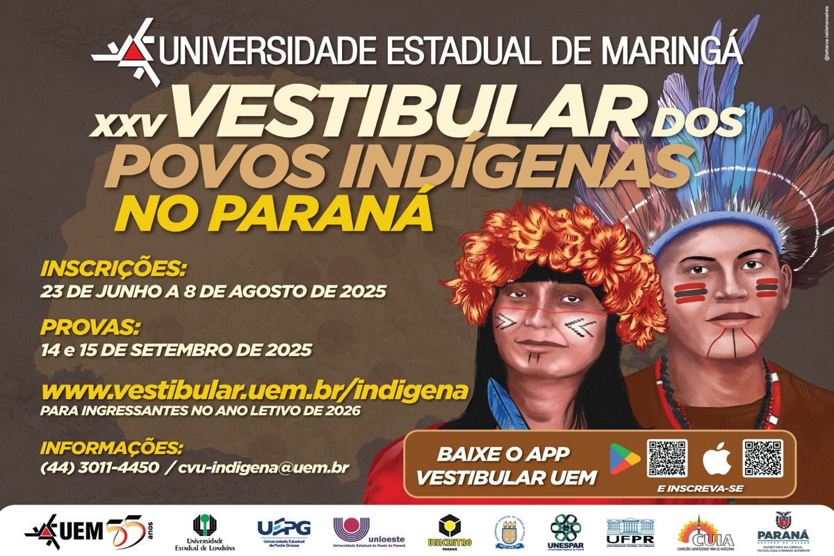 Pela quarta vez, a universidade que mais matricula e forma indígenas no PR vai organizar o processo seletivo em nível estadual