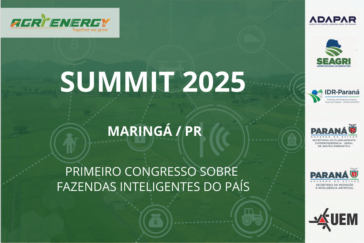 Evento que conecta Agro 5.0, energias renováveis e sustentabilidade será realizado nos dias 22 e 23 de outubro