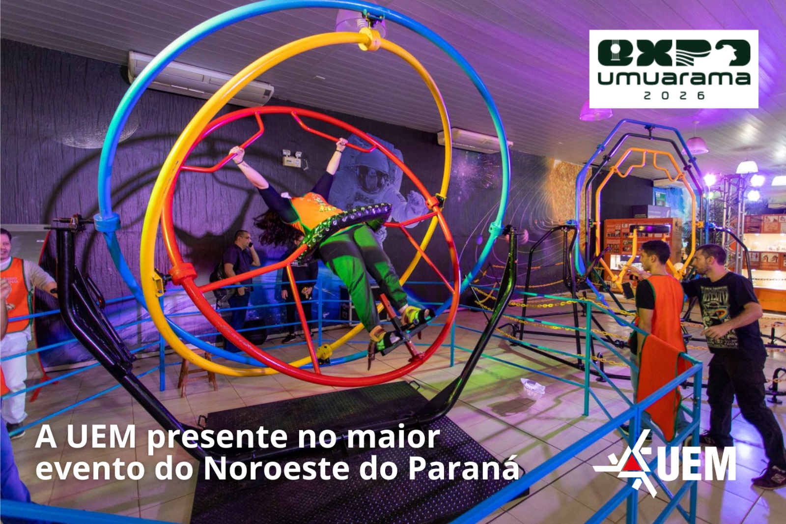 Neste ano, a instituição participa da feira  em um espaço de mais de mil metros quadrados