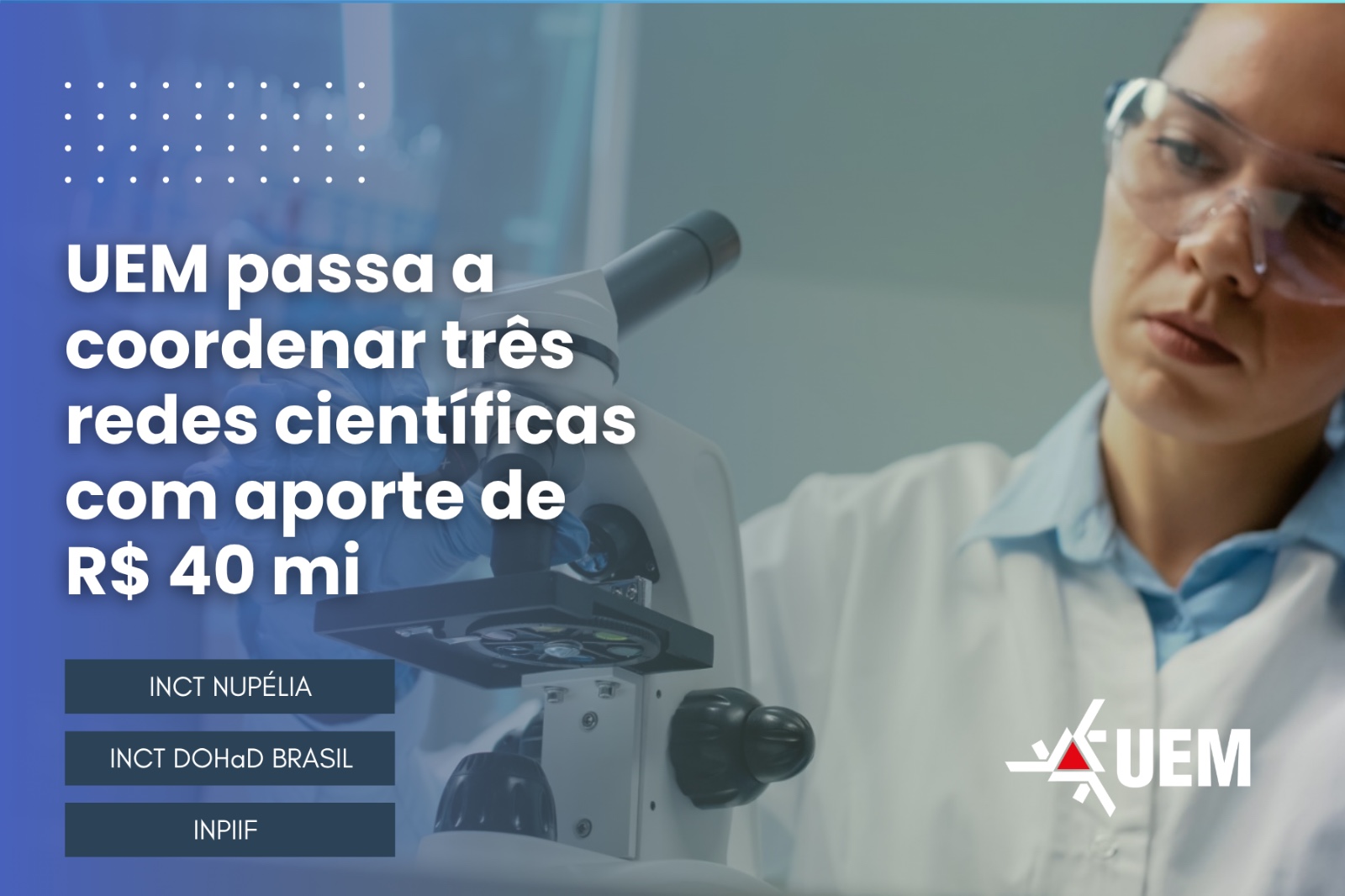 Primeiro projeto foi aprovado na fase preliminar; e mais dois, no resultado final da maior chamada de INCTs do país