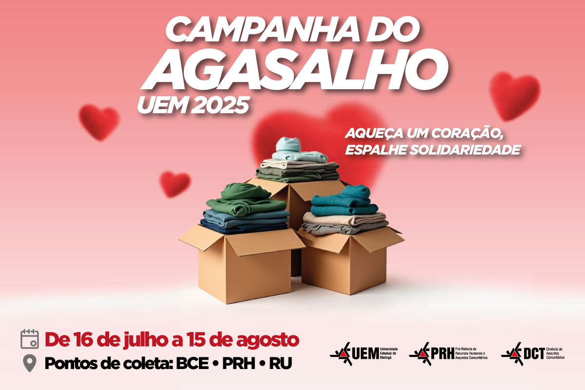 Os agasalhos arrecadados serão destinados a alunos em situação de vulnerabilidade e a entidades assistenciais.
