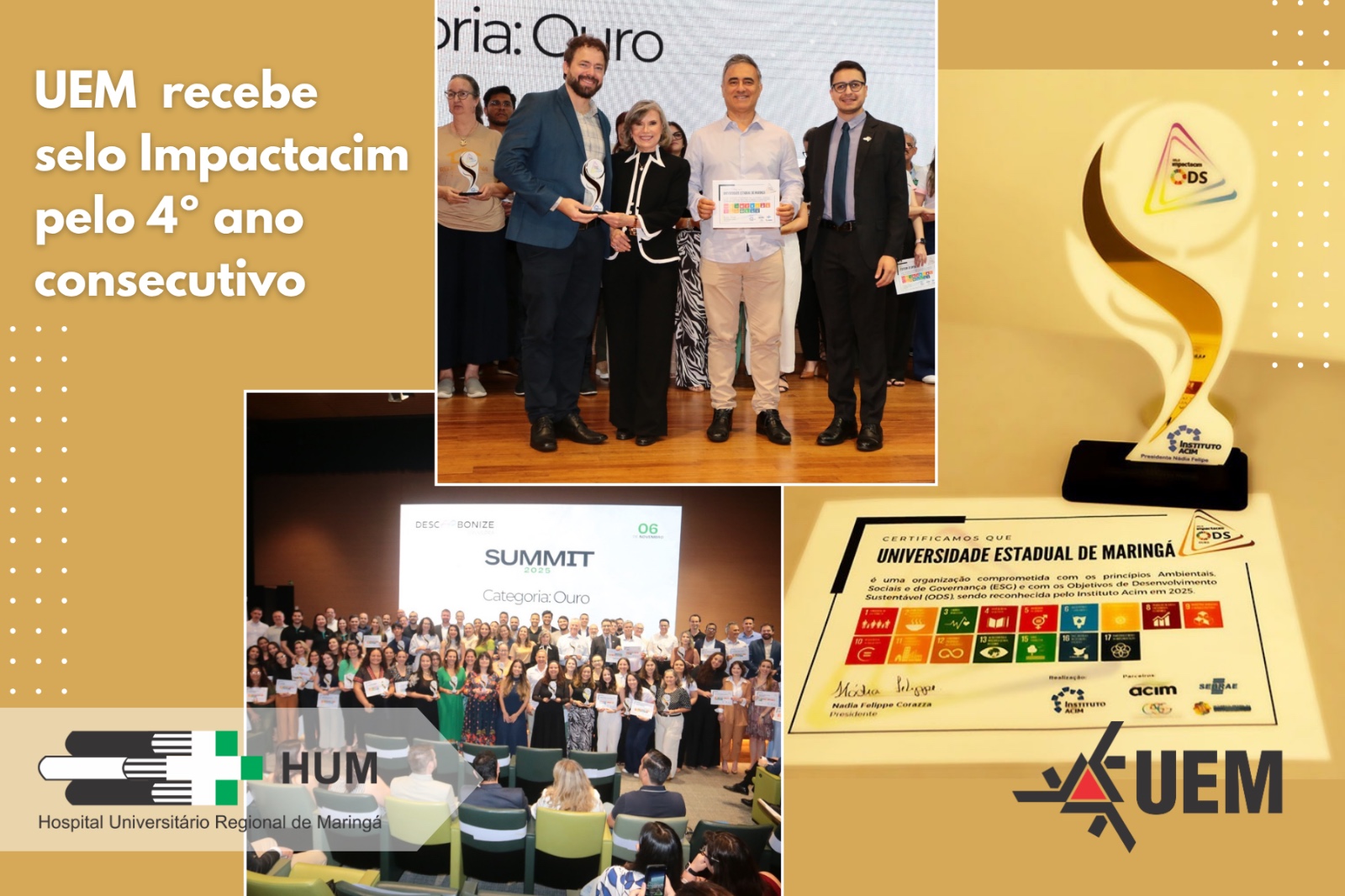 Instituição é considerada a universidade pública mais sustentável do Sul do Brasil