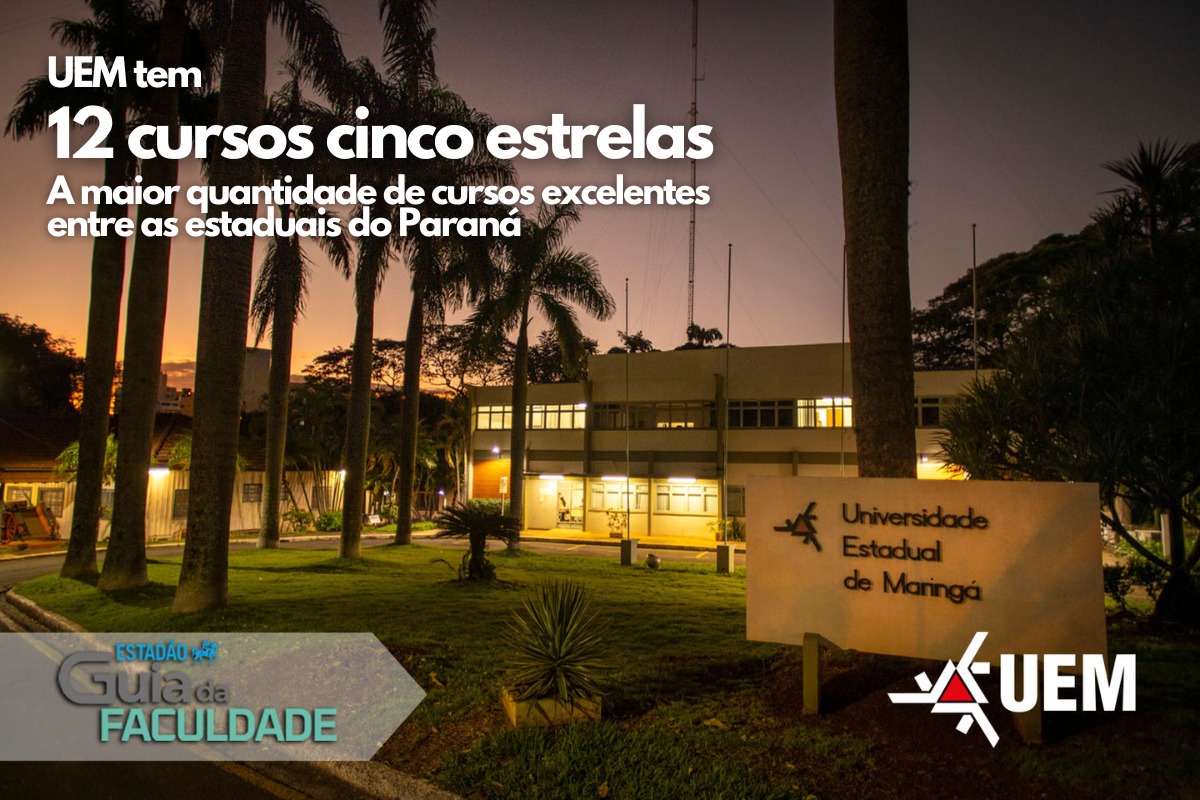 Instituição tem a maior quantidade de cursos excelentes entre as estaduais do Paraná; confira destaques